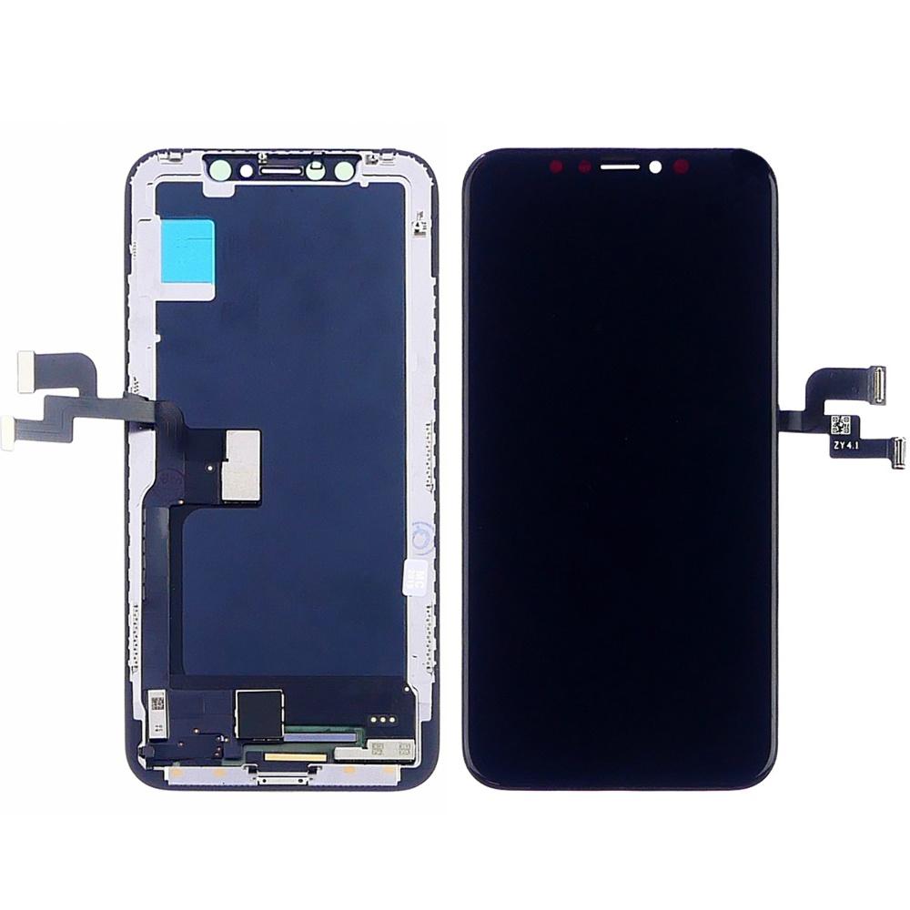 Купить дисплей для Apple iPhone X с чёрным тачскрином ZY