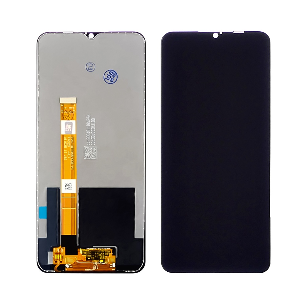 Дисплей для Realme 5/ 5i/ 6i/ C3 с чёрным тачскрином | YUCA
