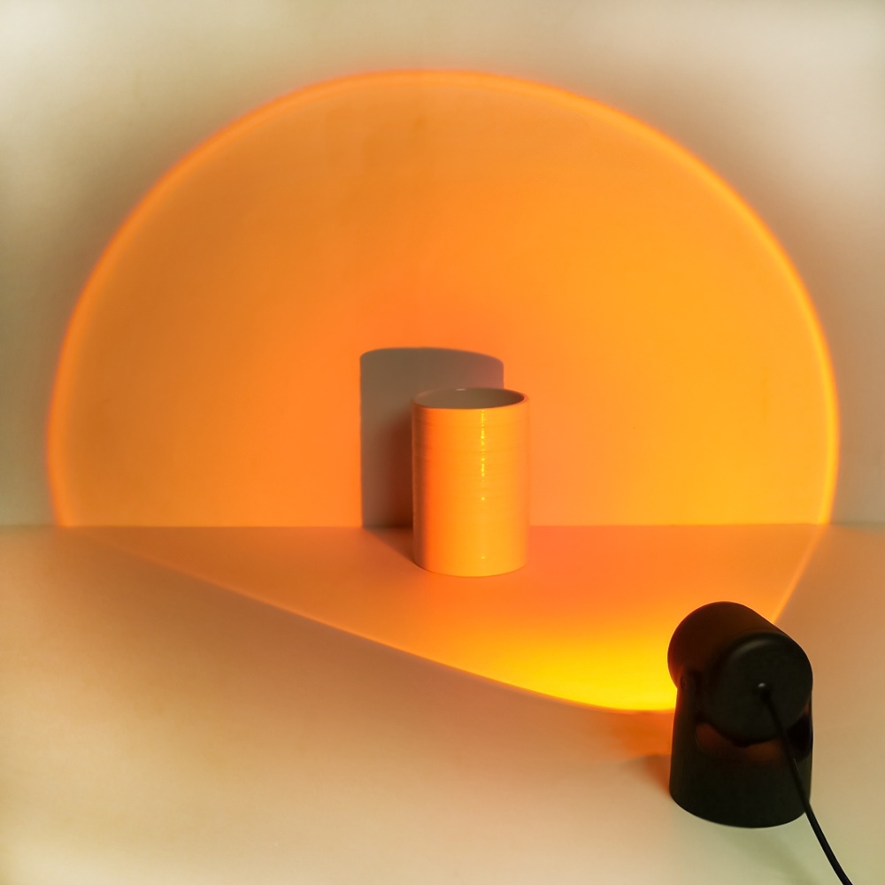 Проекционная лампа VG-010 Sunset Orange высота 14см диаметр 7.5см | YUCA