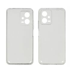 Чехол clear protective with frame для Xiaomi Redmi Note 12 5G (EUR 6,67" 165,88 x 76,21 x 7,98 мм) прозрачный Люкс
