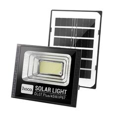 Фото 1. Вуличний садовий світильник Hoco DL07 Plus на сонячній енергії 45W black | Yuca.com.ua