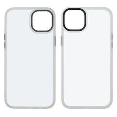 Чехол Aluminum Camera Frame для Apple iPhone 14 Max color  08 белый Люкс