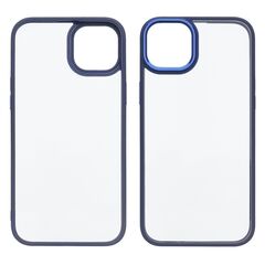 Чехол Aluminum Camera Frame для Apple iPhone 14 Max color  03 темно-синий Люкс