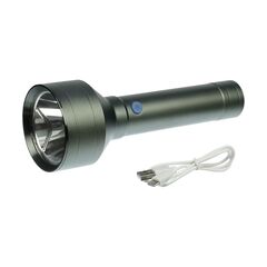 LED фонарик аккумуляторный Hongxin HX165 2000 lm, металлический, 2600 mAh, Type-C, grey