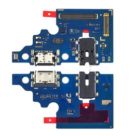 Разъём зарядки для Samsung A515 Galaxy A51 (2020) на плате с микрофоном и компонентами