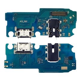 Фото 1. Роз'єм зарядки для Samsung A125 Galaxy A12 (2020) на платі з мікрофоном і компонентами | Yuca.com.ua