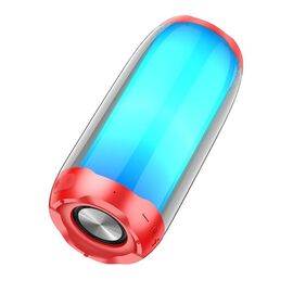 Портативная Bluetooth колонка Hoco HC8 TWS с LED подсветкой red