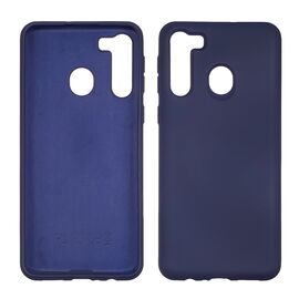 Чехол Full Nano Silicone Case для Samsung A215 A21 (2020) цвет  17 тёмно-синий