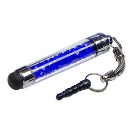 Фото 1. Стилус-брелок ємнісний, з синіми кристалами | Yuca.com.ua