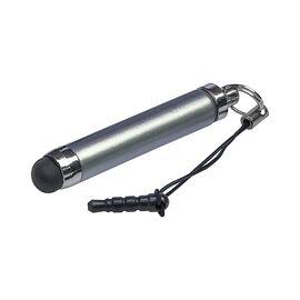 Фото 1. Стилус-брелок ємнісний, висувний, сріблястий | Yuca.com.ua