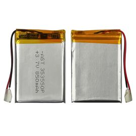 Фото 1. Акумулятор 353550P універсальний з контролером, 3,5 х 35 х 50 мм (850 mAh) для навушників, відеореєстраторів та іграшок | Yuca.com.ua