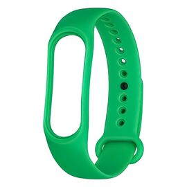 Фото 1. Ремінець силіконовий для Xiaomi Mi Band 3/ 4 28 зелений | Yuca.com.ua