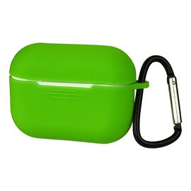 Чехол силиконовый с карабином для Apple AirPods Pro цвет  13 зеленый