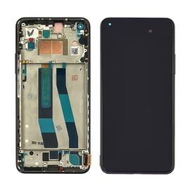Дисплей для Xiaomi Mi 11 Lite (4G) с чёрным тачскрином и корпусной рамкой OLED