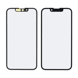 Стекло тачскрина с OCA плёнкой для Apple iPhone 13 Pro чёрное с олеофобным покрытием, закалённое