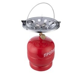 Фото 1. Газовий балон 2.4 L з пальником і латунним краном | Yuca.com.ua