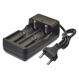 Фото 1. Мережевий зарядний пристрій MD-282A 4.2V 1000mA для акумуляторів 18650/ 16340/ 26650/ 14500 і інших, 2 слоти | Yuca.com.ua