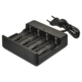 Фото 1. Мережевий зарядний пристрій MD-484A 4.2V 1000mA для акумуляторів 18650/ 16340/ 26650/ 14500 і інших, 4 слоти | Yuca.com.ua