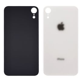 Фото 1. Заднє скло корпусу для Apple iPhone XR White (біле) (Big hole) | Yuca.com.ua