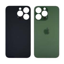 Фото 1. Заднє скло корпусу для Apple iPhone 13 Pro Alpine Green (зелене) (Big hole) | Yuca.com.ua