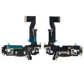 Фото 1. Шлейф для Apple iPhone 12 із чорним роз'ємом живлення, з мікрофоном | Yuca.com.ua