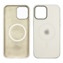 Чехол Full Silicone Case MagSafe для Apple iPhone 12/ 12 Pro  02 белый копия