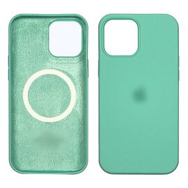 Чехол Full Silicone Case MagSafe для Apple iPhone 12/ 12 Pro  21 бирюзовый копия