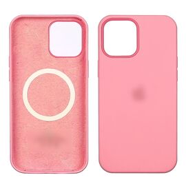 Чехол Full Silicone Case MagSafe для Apple iPhone 12/ 12 Pro  19 розовый копия