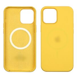Чехол Full Silicone Case MagSafe для Apple iPhone 12/ 12 Pro  12 жёлтый копия