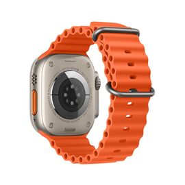 Фото 1. Ремінець силіконовий Hoco iWatch WA12 marine double buckle 42/ 44/ 45/ 49mm orange | Yuca.com.ua