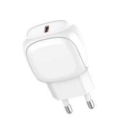 Фото 1. Мережевий зарядний пристрій Ldnio A1206C Type-C PD 27W білий + кабель Type-C to Lightning | Yuca.com.ua