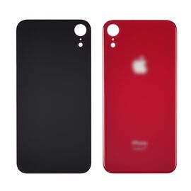 Фото 1. Заднє скло для Apple iPhone XR Red (червоне) (Big hole) | Yuca.com.ua