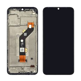 Дисплей для Tecno Spark Go (2022) (KG5) с чёрным тачскрином и корпусной рамкой