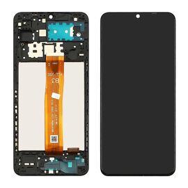 Фото 1. Дисплей для Samsung A127F Galaxy A12S (2021) з чорним тачскріном і корпусною рамкою | Yuca.com.ua
