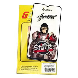 Фото 1. Захисне скло для Samsung A20S/ A12/ A02S/ A02/ M12/ M02S/ A03S/ A03 Core Full Glue Anti-Static (0.3 мм, чорне) | Yuca.com.ua