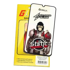 Фото 1. Захисне скло для Samsung A346 A34 Full Glue Anti-Static (0.3 мм, чорне) | Yuca.com.ua