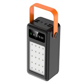 Фото 1. Корпус Multi-powerbank S21, під елементи 18650 до 21 шт, 22.5W, з ліхтарем, чорний | Yuca.com.ua