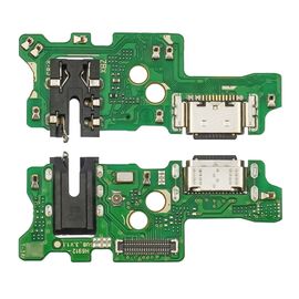 Разъём зарядки для Tecno Camon 18 (CH6N) на плате с микрофоном и компонентами