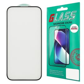 Фото 1. Захисне скло для Apple iPhone 15 Pro (0.3 мм, 4D чорне) Люкс | Yuca.com.ua