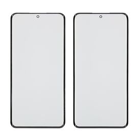 Стекло тачскрина с OCA плёнкой для Xiaomi 12 чёрное с олеофобным покрытием, закалённое