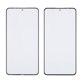 Стекло тачскрина с OCA плёнкой для Xiaomi 12T чёрное с олеофобным покрытием, закалённое