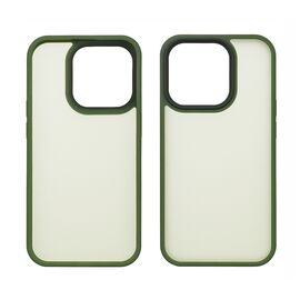 Фото 1. Чохол Colorful Matte Case для Apple iPhone 15 Pro темно-зелений Люкс | Yuca.com.ua