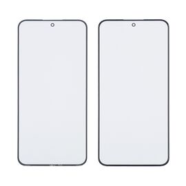 Стекло тачскрина с OCA плёнкой для Xiaomi 13 чёрное с олеофобным покрытием, закалённое