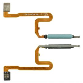 Шлейф для Xiaomi Redmi Note 10 Pro с синим сканером отпечатка пальца