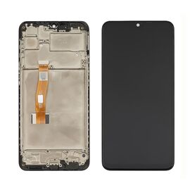 Дисплей для Realme 5 Pro с чёрным тачскрином и корпусной рамкой