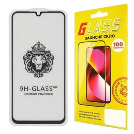 Фото 1. Захисне скло Samsung A245/ A256/ A156 A24/ A25/ A15 Full Glue Lion (0.3 мм, 2.5D, чорне) | Yuca.com.ua