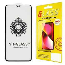 Фото 1. Захисне скло Samsung A705 A70 Full Glue Lion (0.3 мм, 2.5D, чорне) | Yuca.com.ua