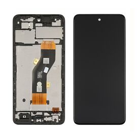 Дисплей для Tecno Spark Go (2024) (BG6) с чёрным тачскрином и корпусной рамкой