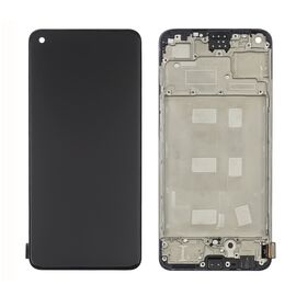 Дисплей для Oppo A78 (4G) с чёрным тачскрином и корпусной рамкой IPS