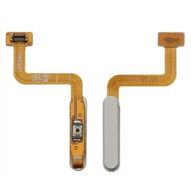 Шлейф для Samsung A225/ A326/ M317/ M515/ M526 с серебристой кнопкой вкл./ выкл (No Touch ID)